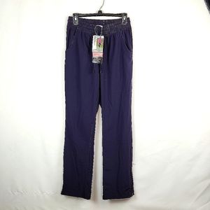 SHAMP Navy Walking Hiking Pants with Cuff Zippers